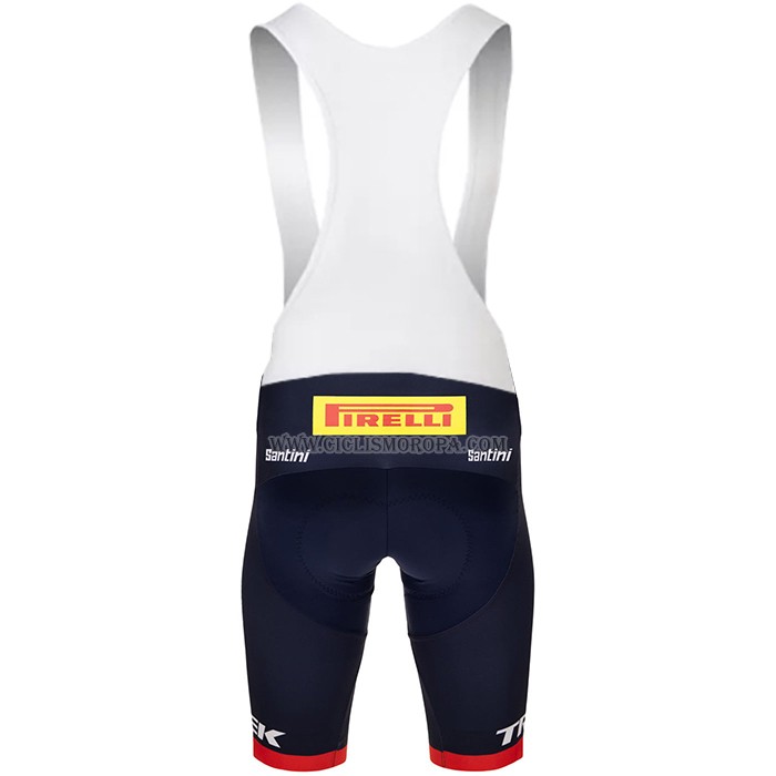 2023 Ropa Ciclismo Trek Segafredo Naranja Blanco Mangas Cortas y Culotte Corto